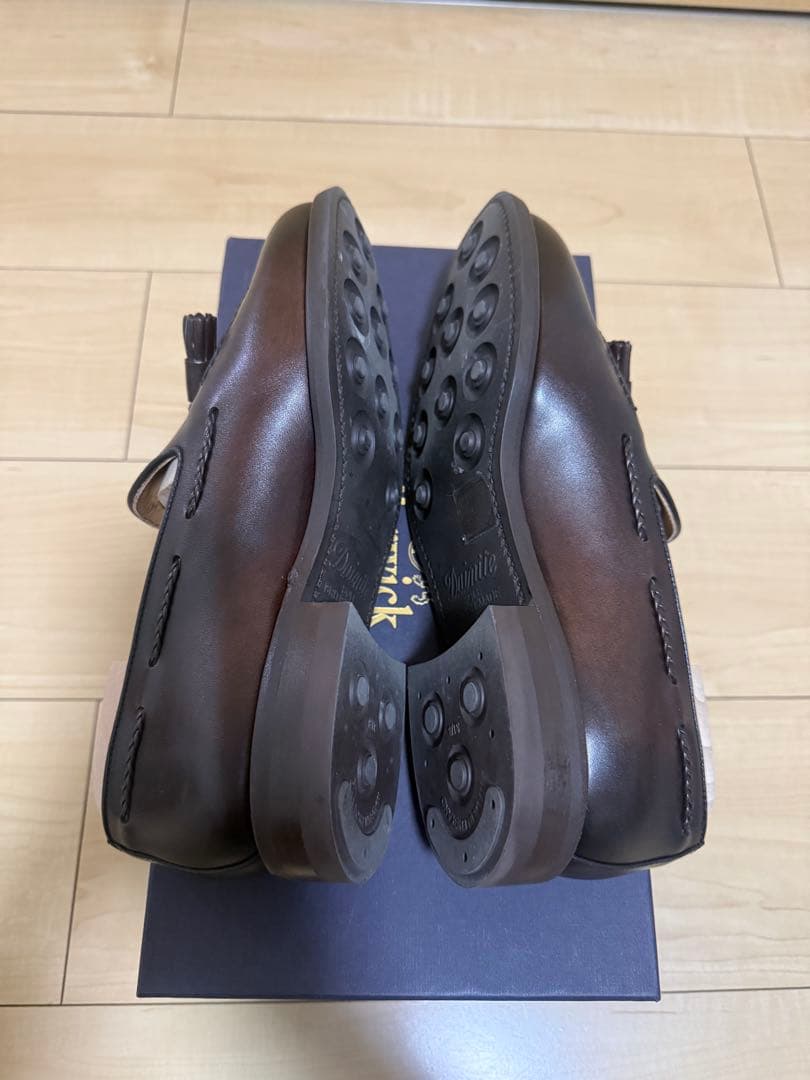 美品　Berwick ダークブラウン タッセルローファー　UK6