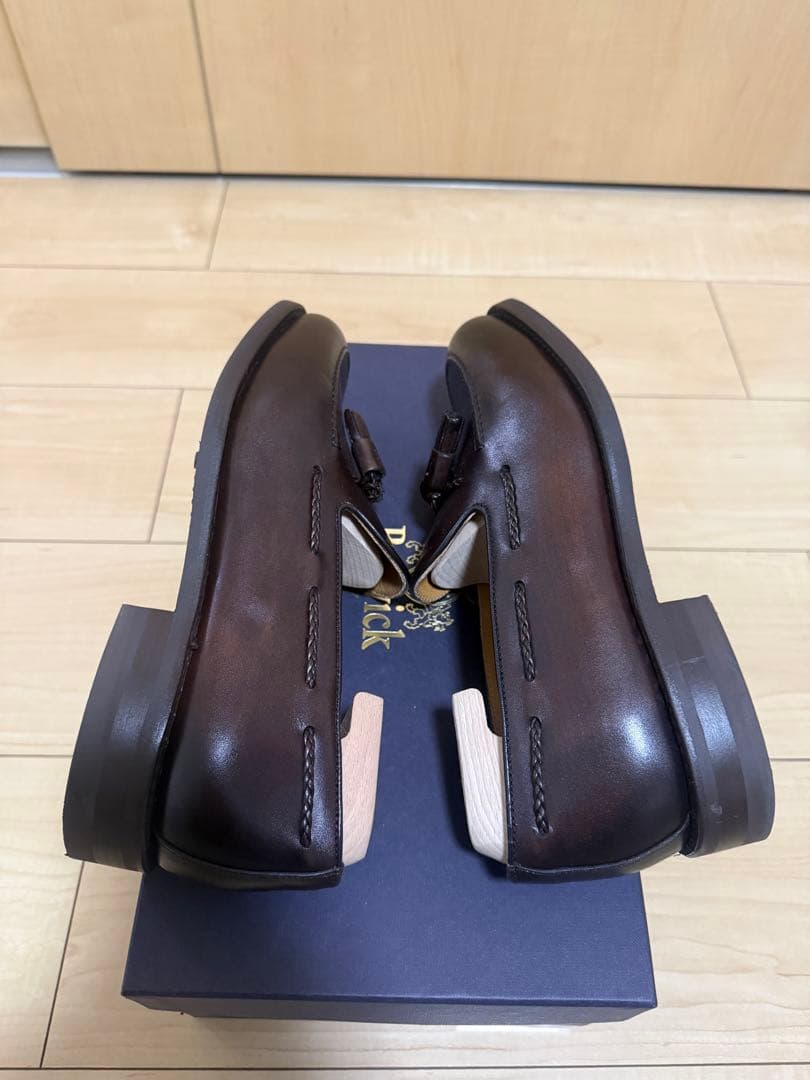美品　Berwick ダークブラウン タッセルローファー　UK6