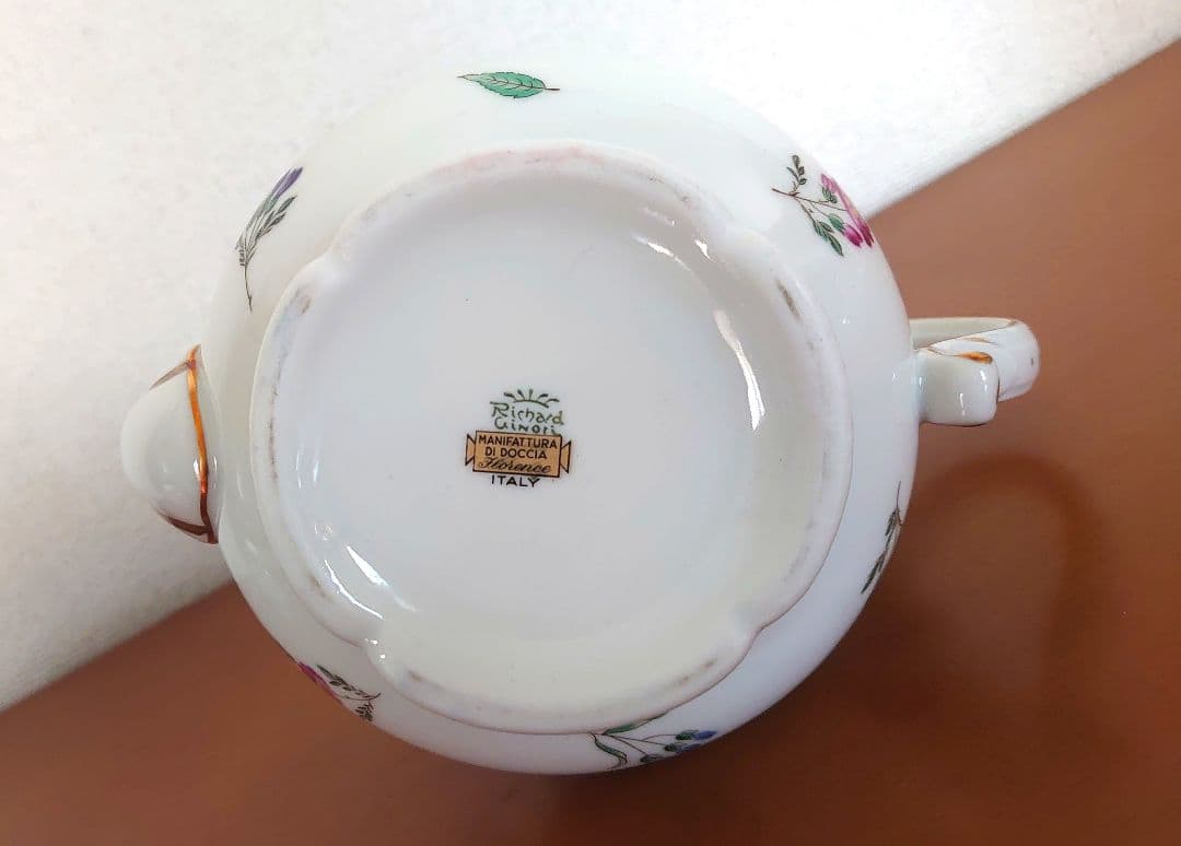 ジノリ アンティコイタリアンフルーツ　ティーポット 3点セット