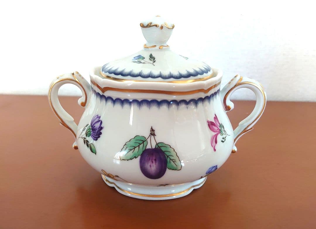 ジノリ アンティコイタリアンフルーツ　ティーポット 3点セット