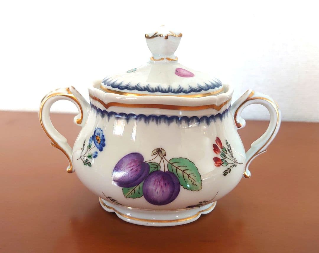 ジノリ アンティコイタリアンフルーツ　ティーポット 3点セット