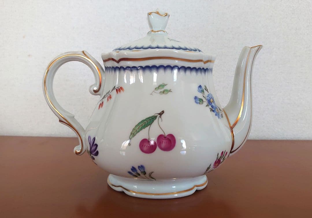 ジノリ アンティコイタリアンフルーツ　ティーポット 3点セット