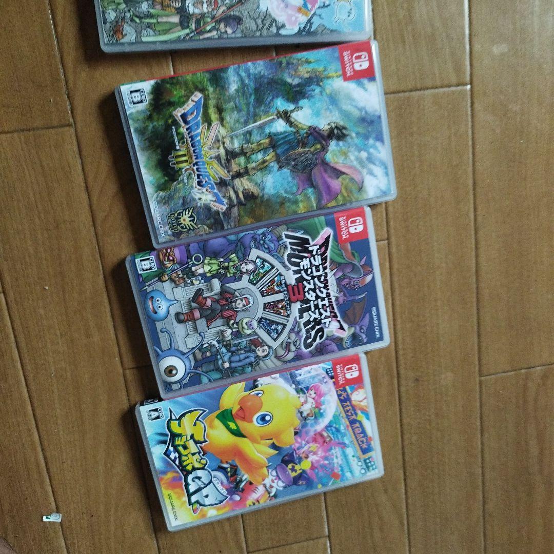 スイッチ 4本　ドラクエ3 　ドラクエXI 　ドラクエモンスターズ3　チョコボ