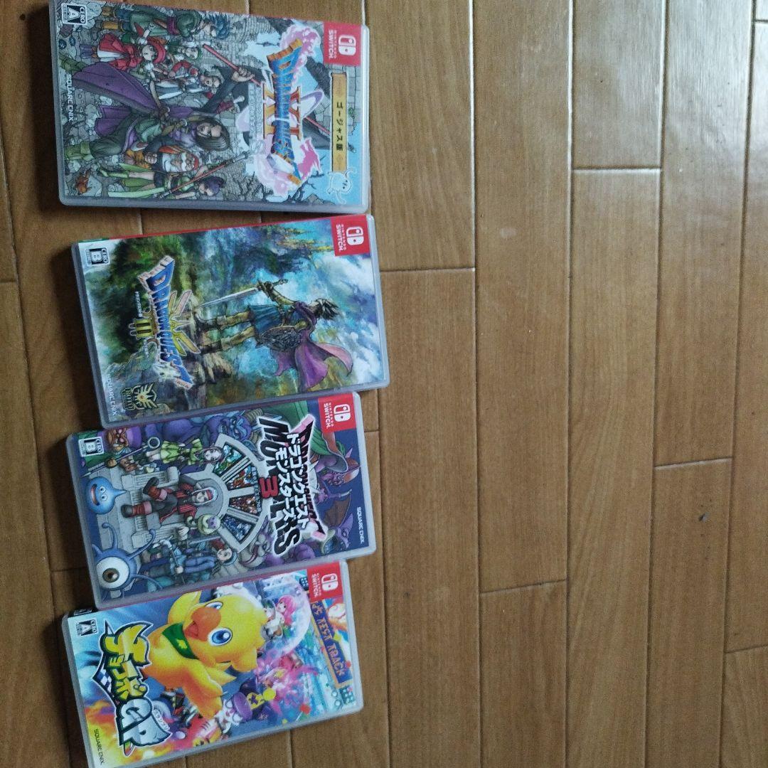 スイッチ 4本　ドラクエ3 　ドラクエXI 　ドラクエモンスターズ3　チョコボ