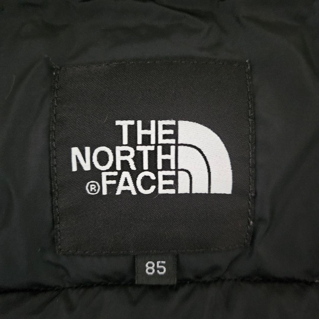 【大人気】ノースフェイス ダウンベスト ヌプシ 刺繍ロゴ 黒 レディース M
