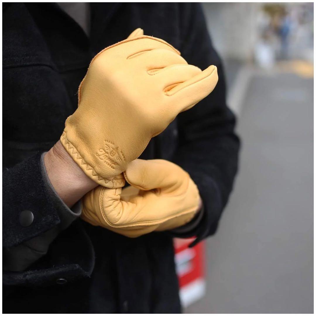 【LAMP GLOVES】UTILITY GLOVE SHORTY- CAMEL