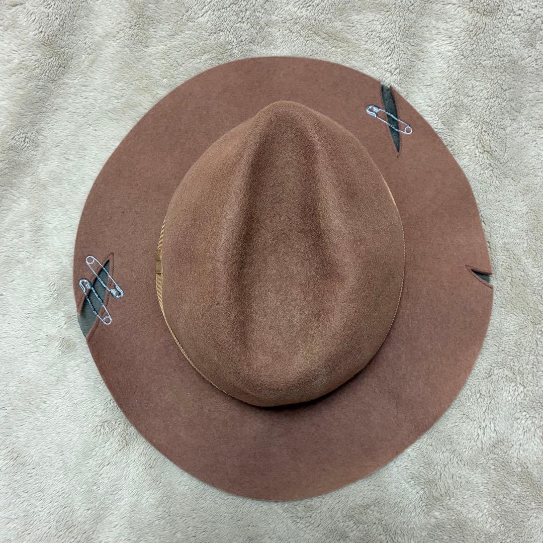 NAKID by G.V.G.V.ウールハット 安全ピンデザイン 2点セット