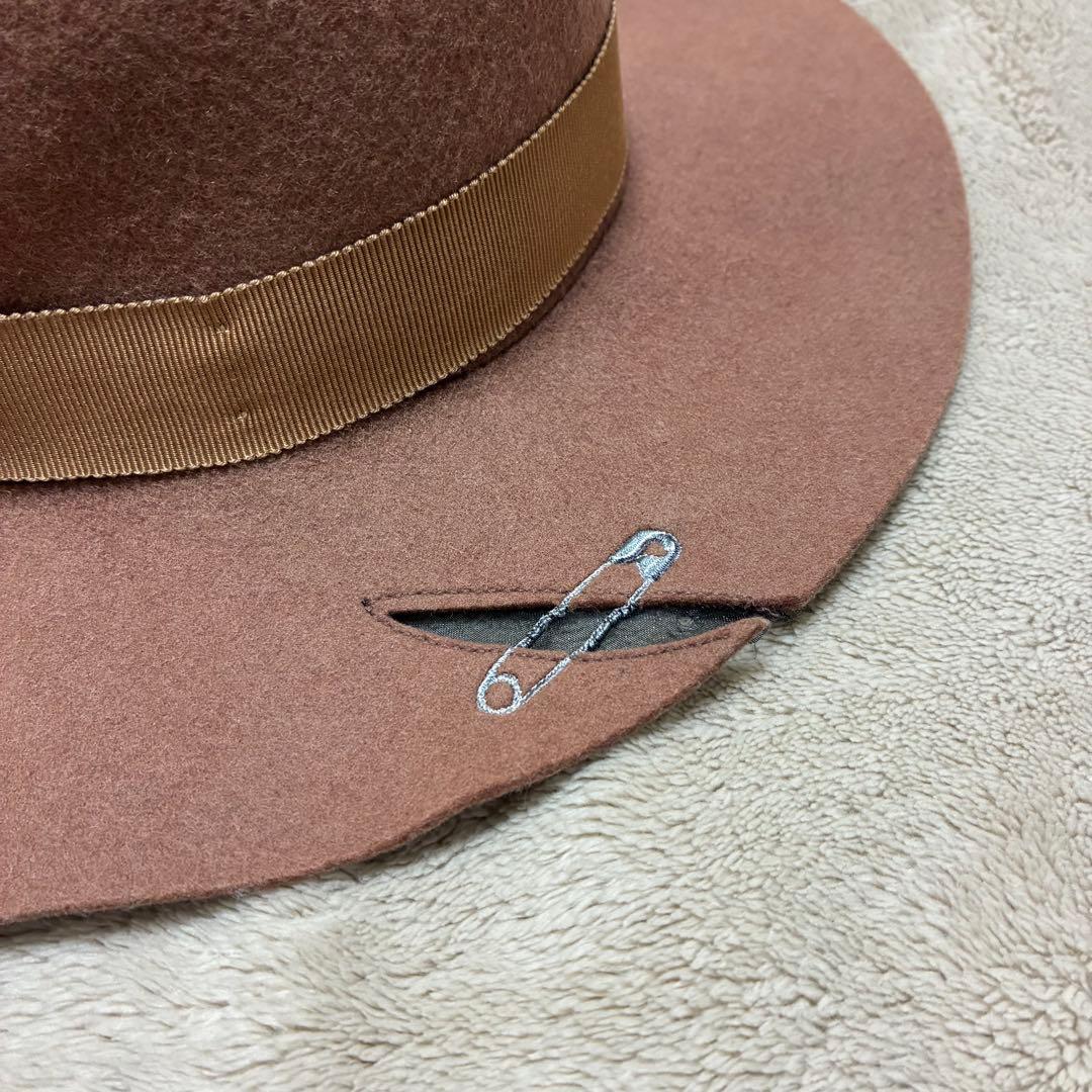 NAKID by G.V.G.V.ウールハット 安全ピンデザイン 2点セット