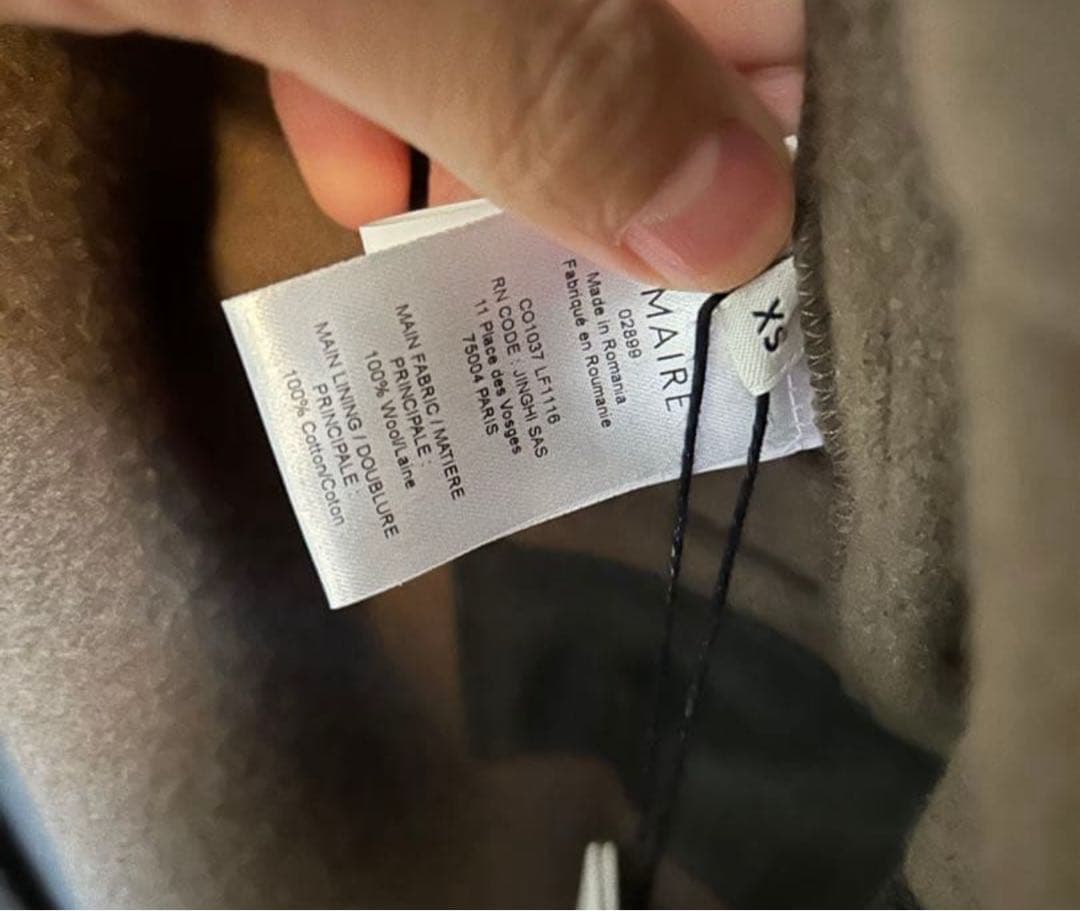 Lemaire Wrap Coat XS 確実正規品　shuu