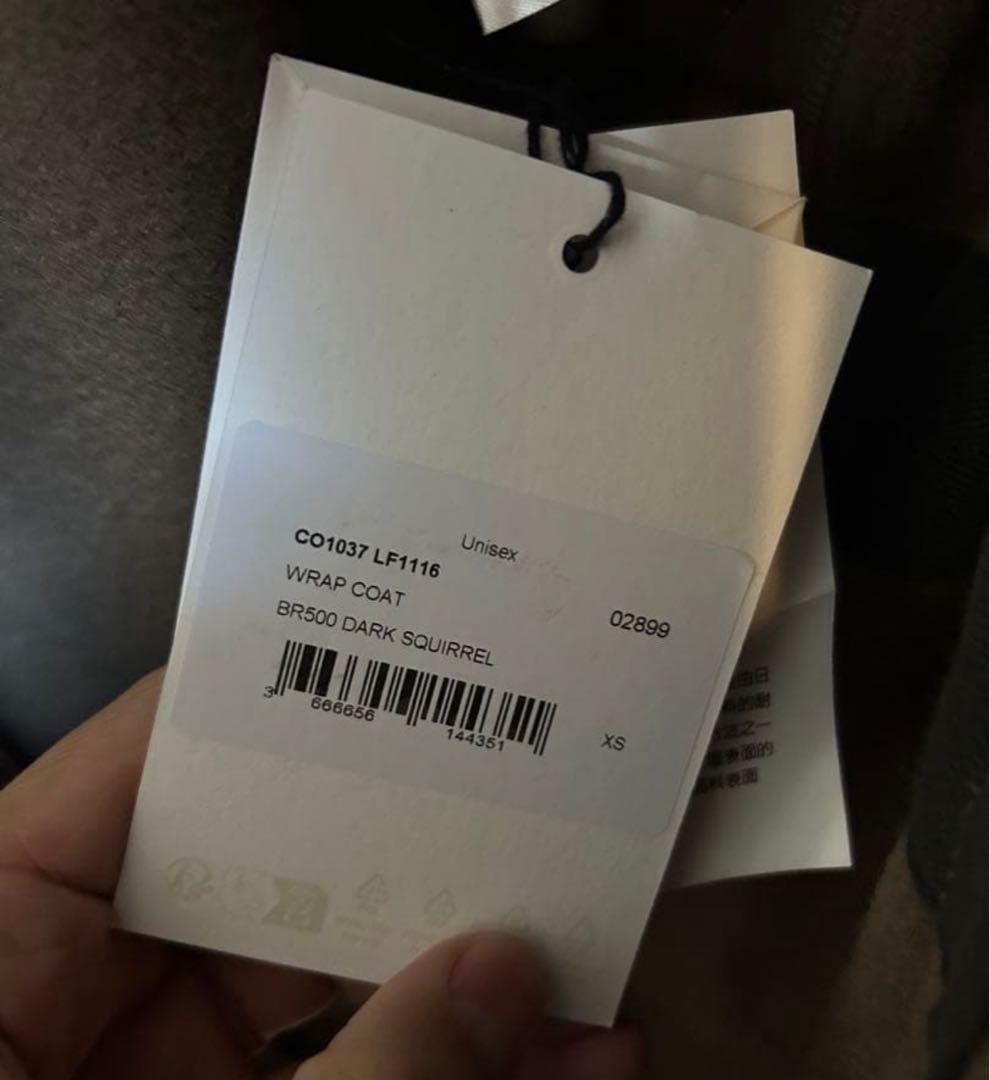 Lemaire Wrap Coat XS 確実正規品　shuu