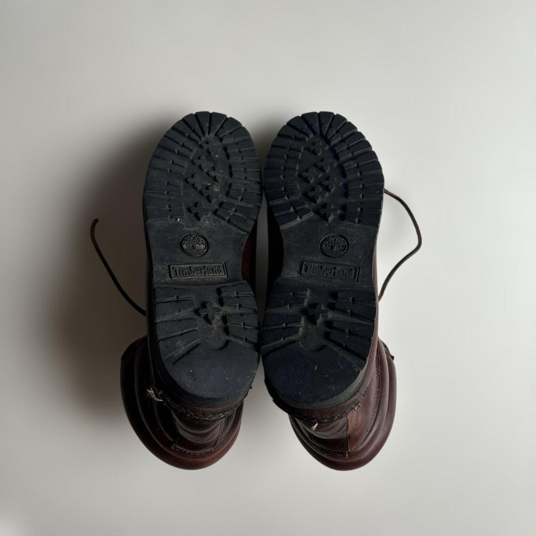 (古着)90s timberland 7eye デッキシューズ 革靴 ブーツ