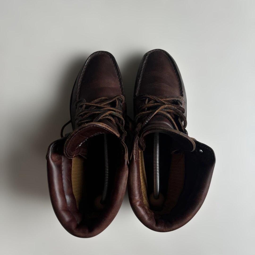 (古着)90s timberland 7eye デッキシューズ 革靴 ブーツ