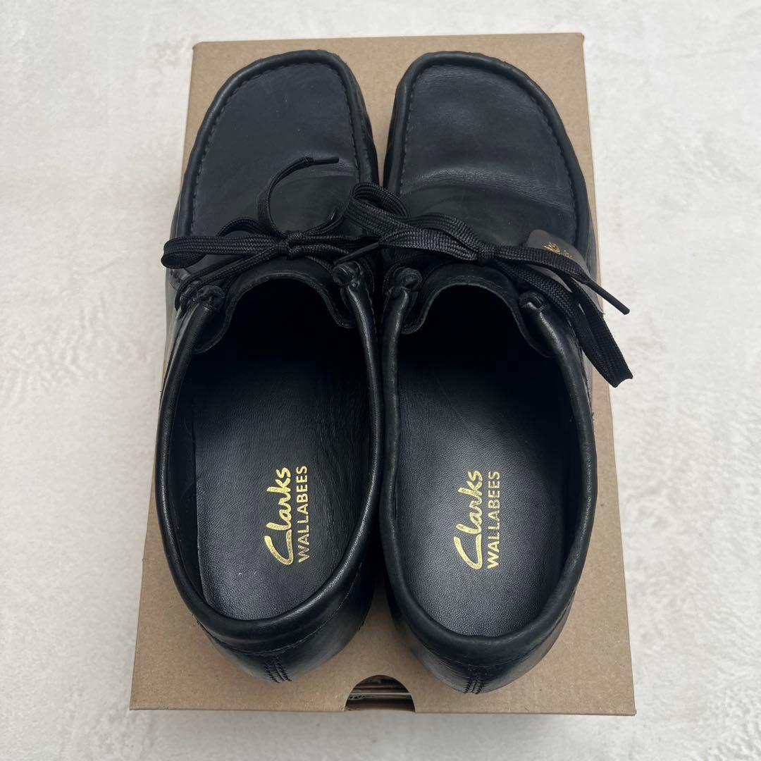 Clarks クラークス Wallabee 2 ブラックレザー ワラビー2