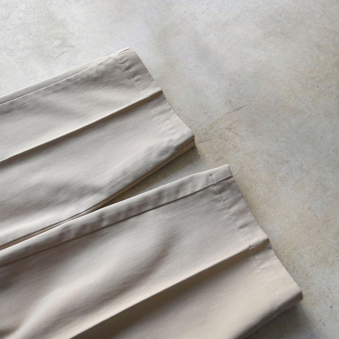 90s ラルフローレン ポロチノ ツータックチノ ベージュUSA W30 L30