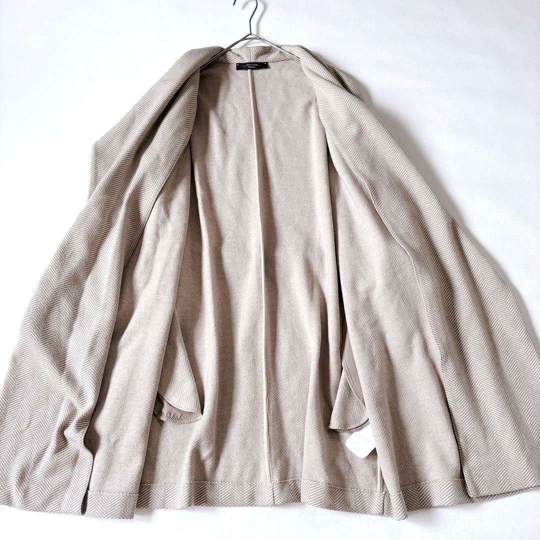 未使用級♡ウィークエンドマックスマーラ ヘリンボーン ベルテッドコート ガウン