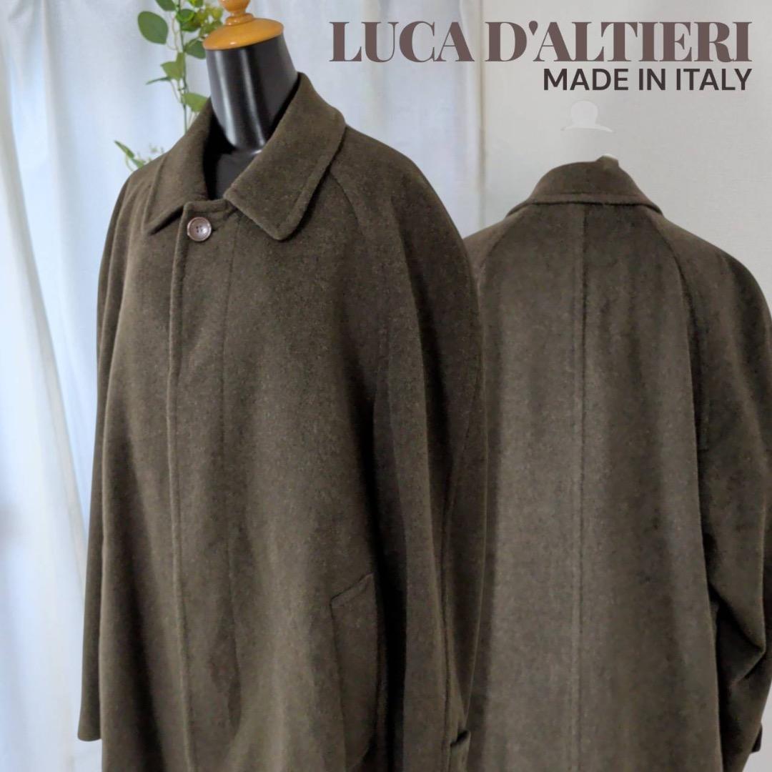 イタリア製❗️美品❗️ 【ルカ・ダルティエリ】メンズウールコート ステンカラー