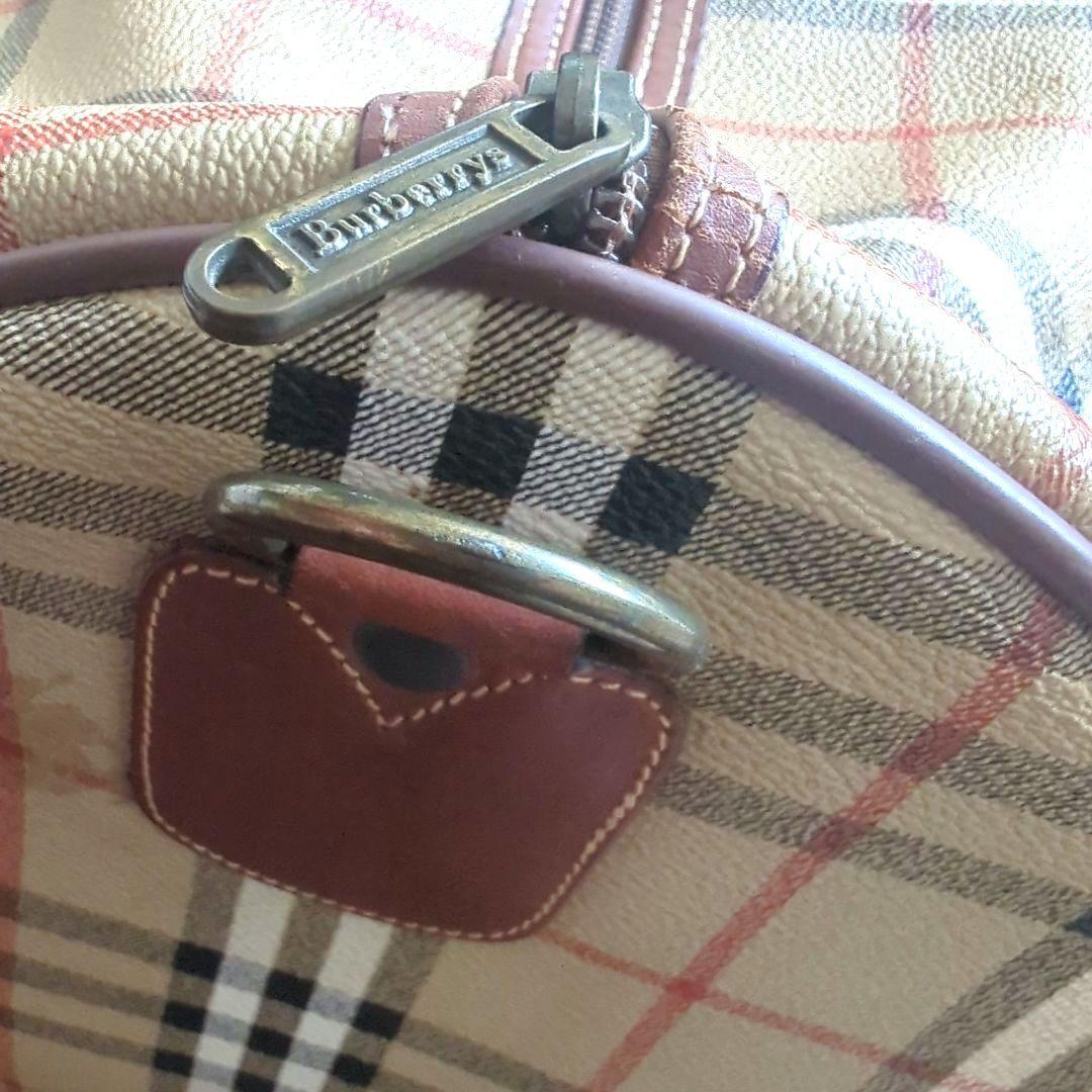 BURBERRY ノバチェック 横幅55cm大容量ボストンバッグ イタリア製