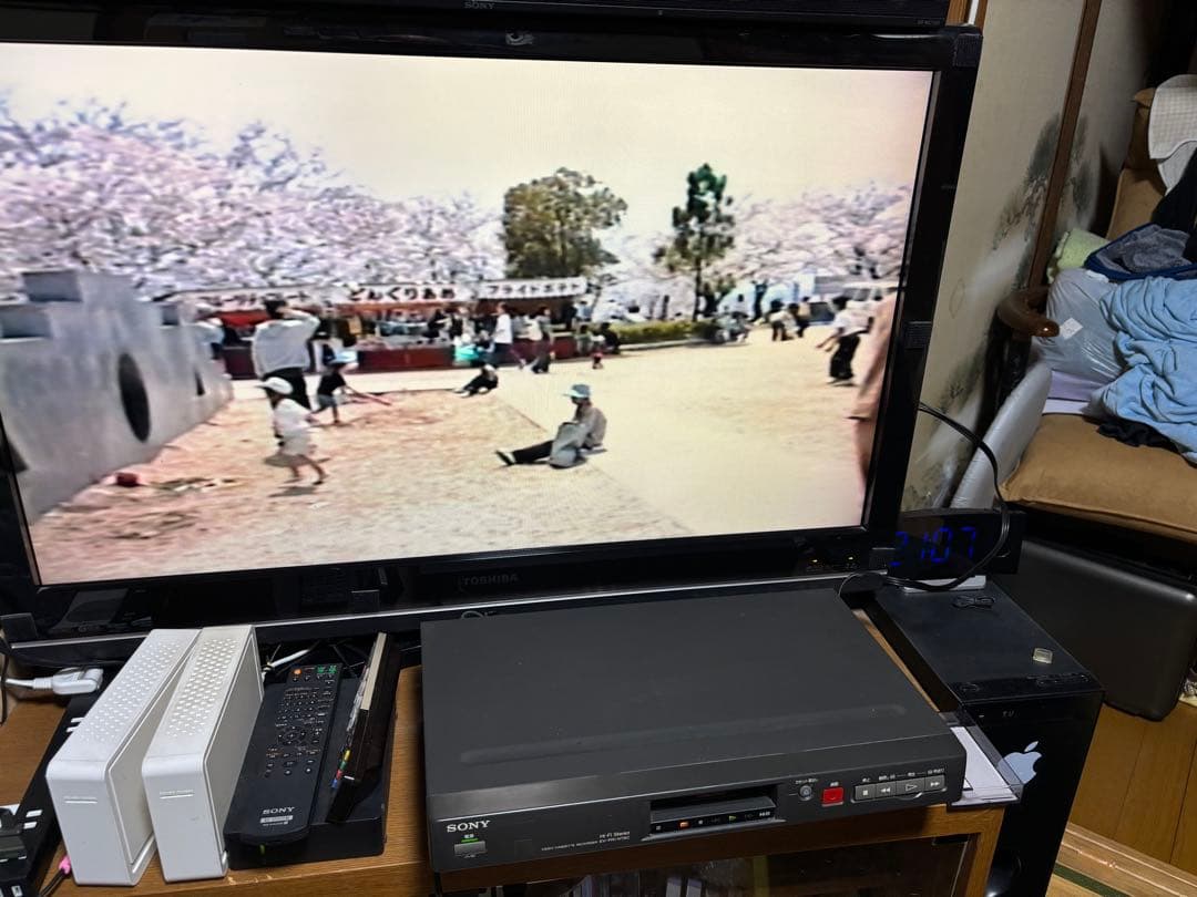 SONY EV-PR1 Hi8 8ミリビデオデッキ AVケーブル付属