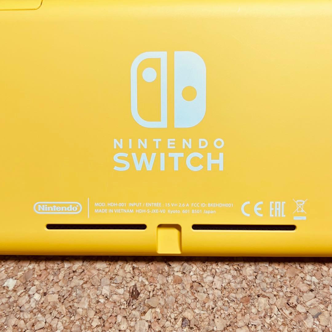 Nintendo Switchライト本体イエロー ACアダプター.ガイド2020
