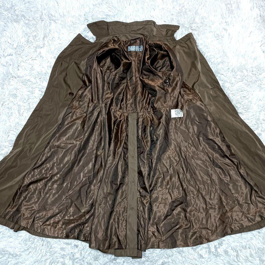 MaxMara マックスマーラ　トレンチコート　ダブルブレスト　銀タグ　40