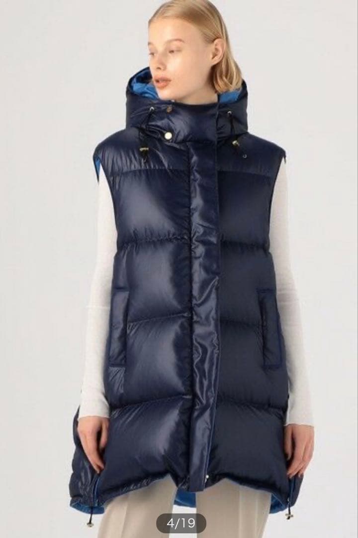 トゥモローランド　ダウン　リバーシブル　ベスト　Aライン　36