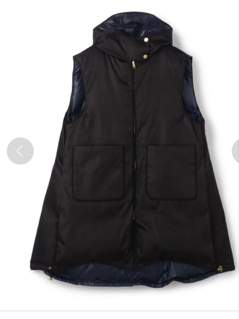 トゥモローランド　ダウン　リバーシブル　ベスト　Aライン　36