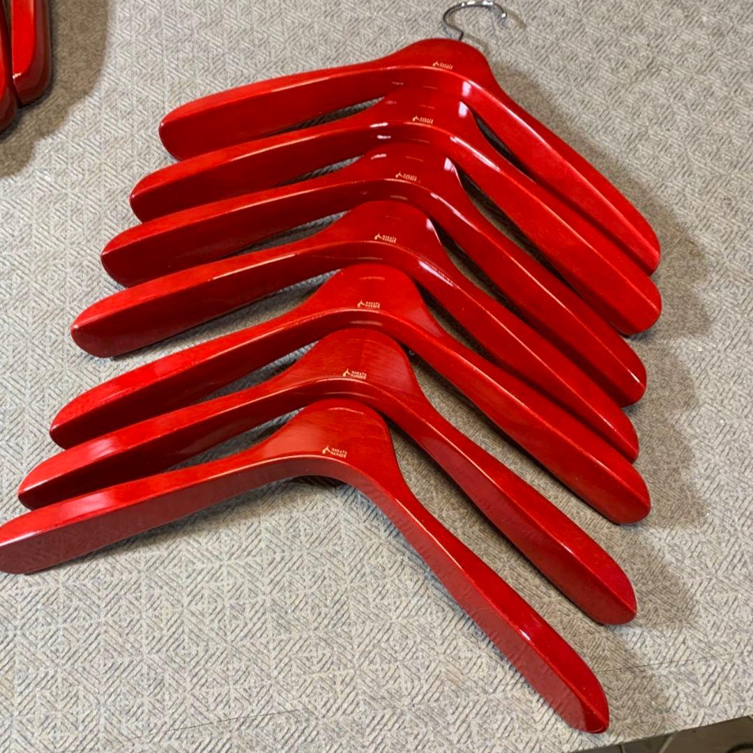 H523\" NAKATA HANGER ナカタハンガー 木製 15本セット