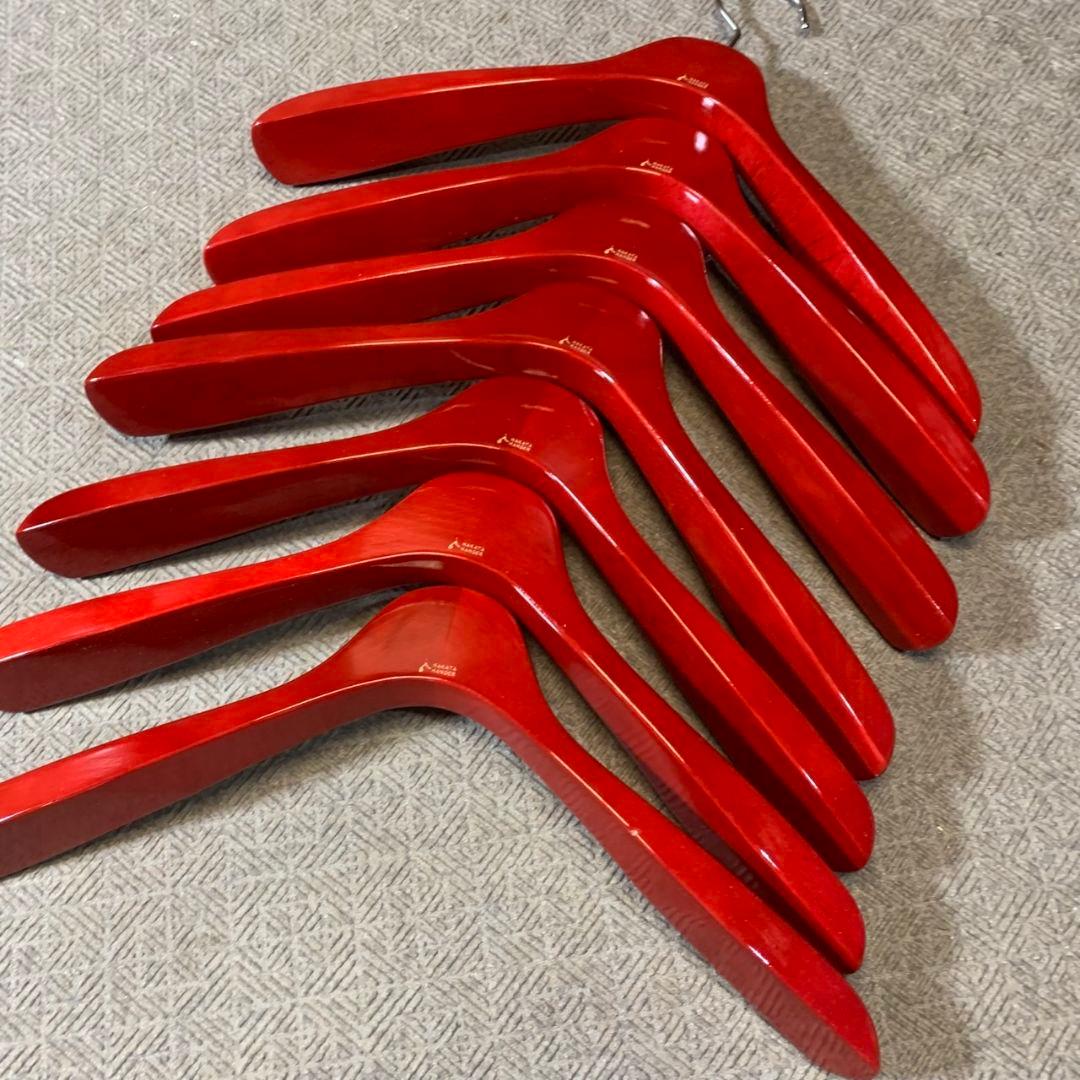 H523\" NAKATA HANGER ナカタハンガー 木製 15本セット
