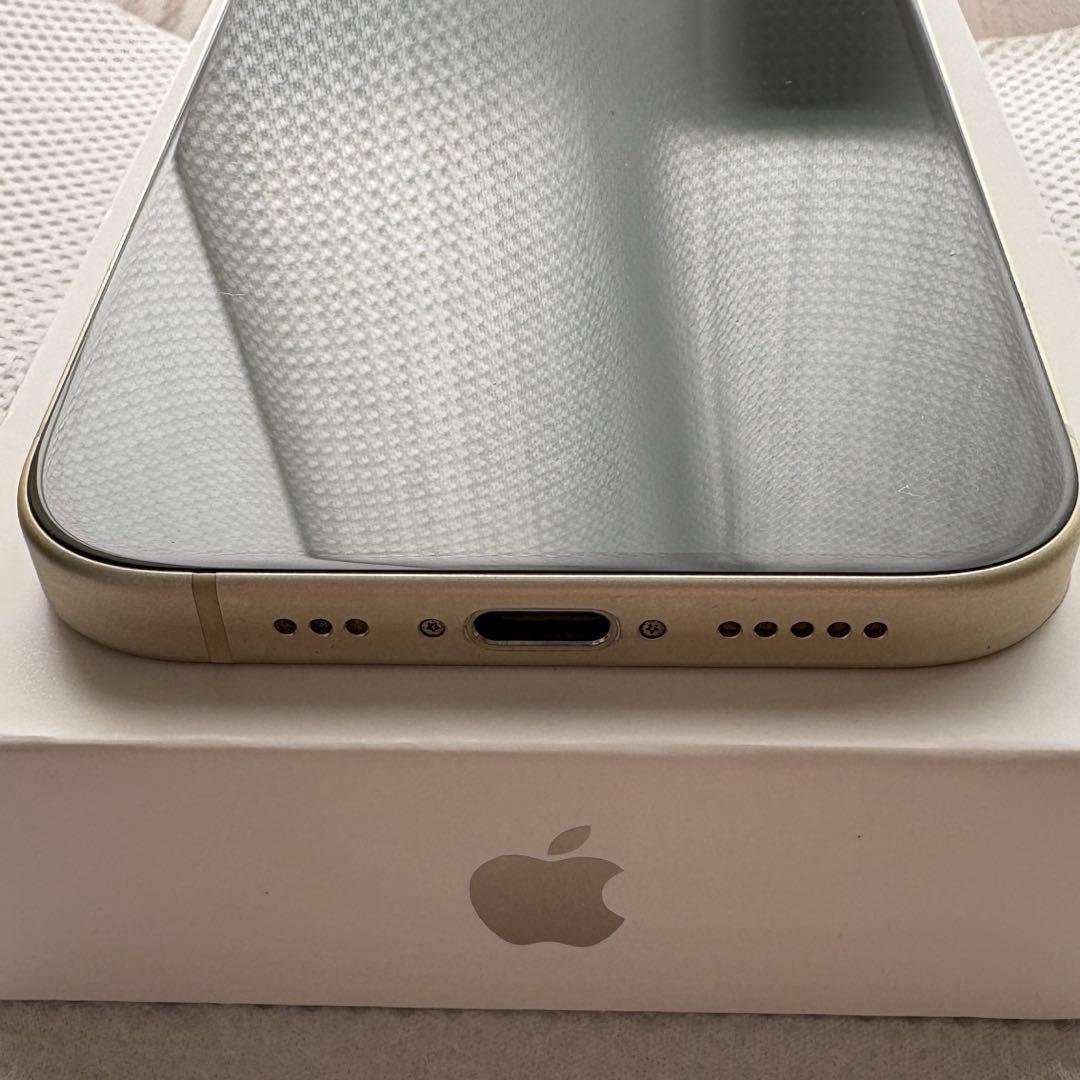 iPhone15 128GB イエロー 盗難紛失付き SIMフリーバッテリー86