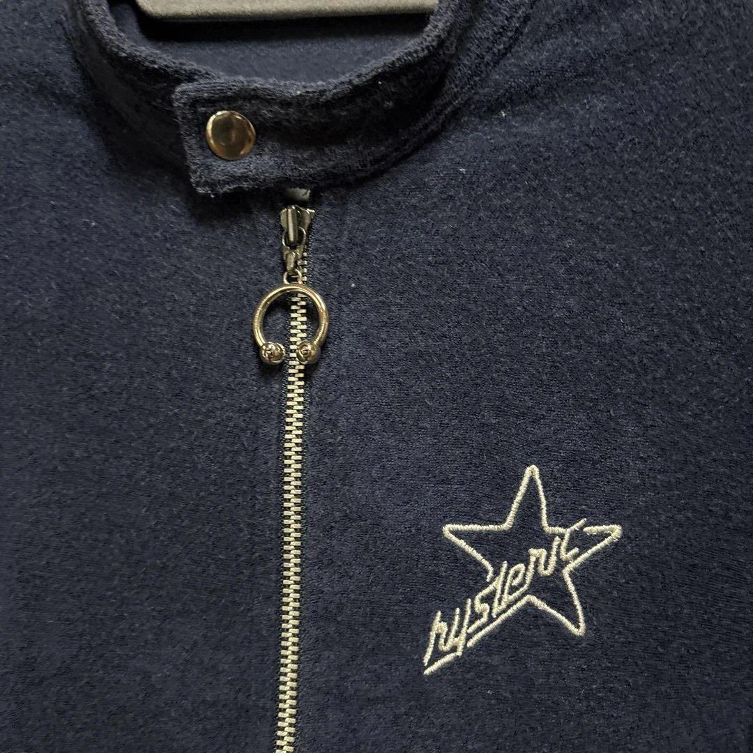 HYSTERIC GLAMOUR シングルライダース風 ジップアップ 長袖