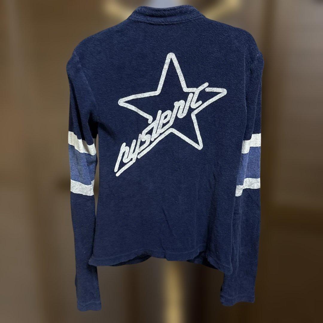 HYSTERIC GLAMOUR シングルライダース風 ジップアップ 長袖