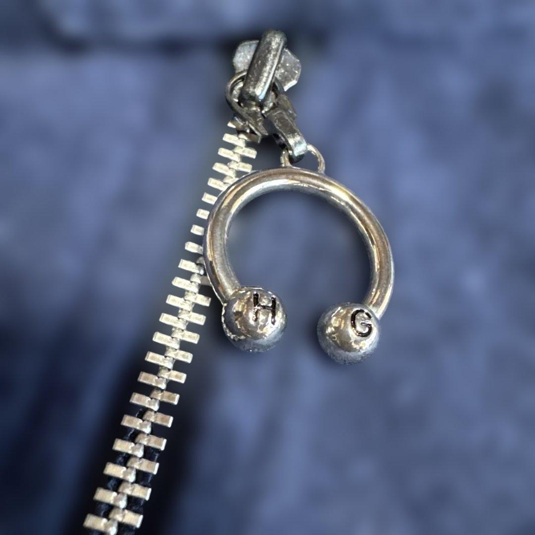 HYSTERIC GLAMOUR シングルライダース風 ジップアップ 長袖