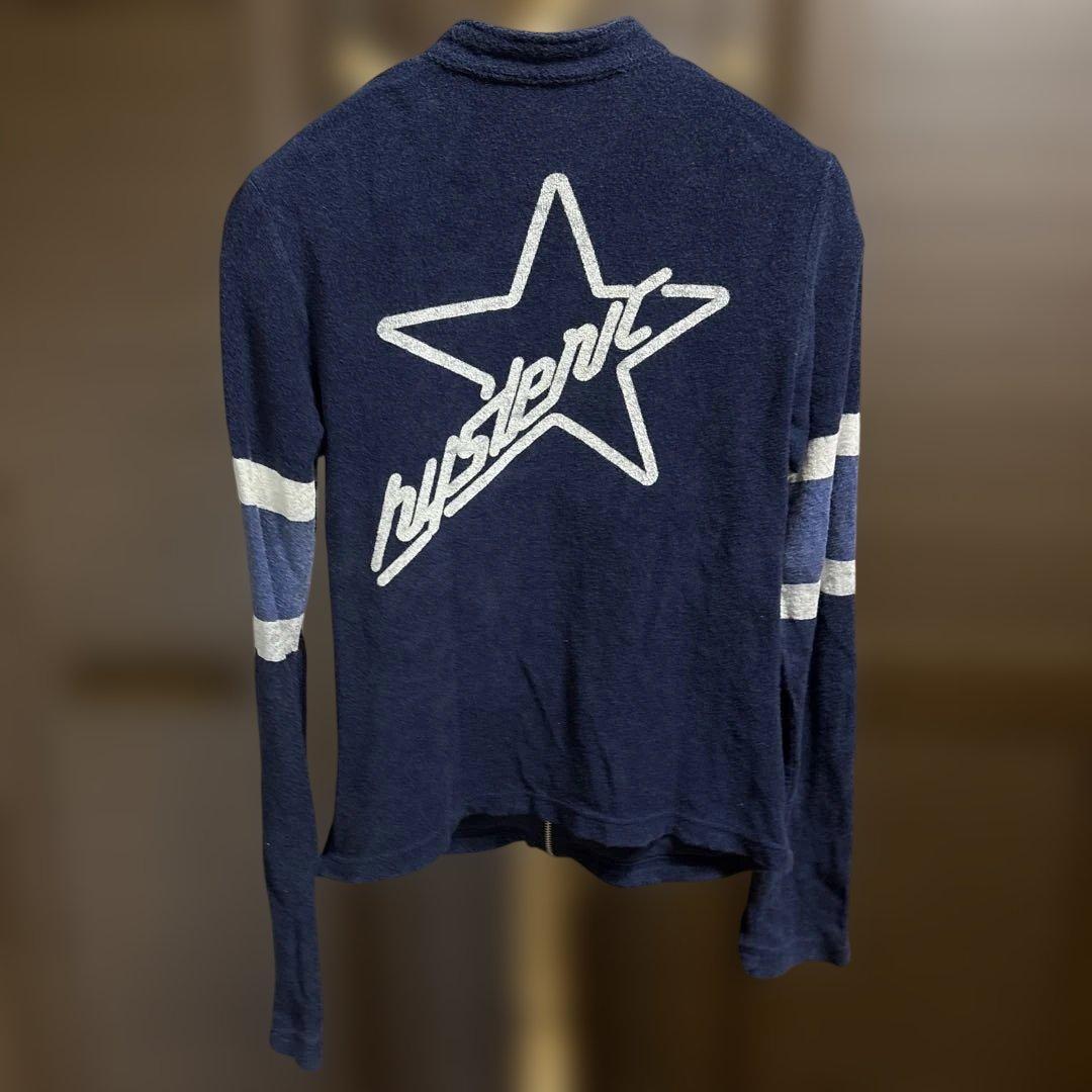 HYSTERIC GLAMOUR シングルライダース風 ジップアップ 長袖