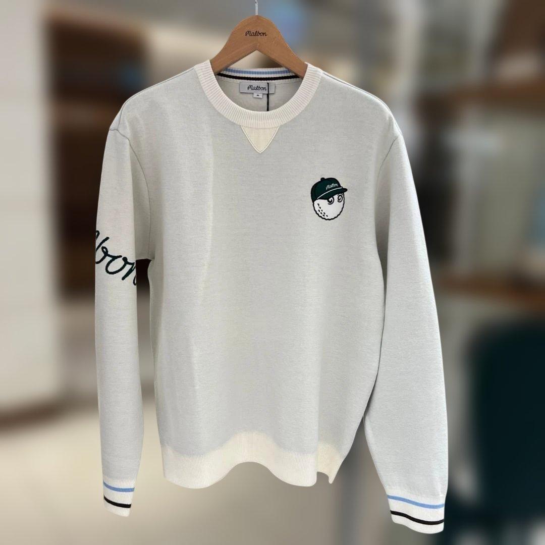 Malbon Golf 2025秋冬 ゴルフ用 メンズ ニット 長袖