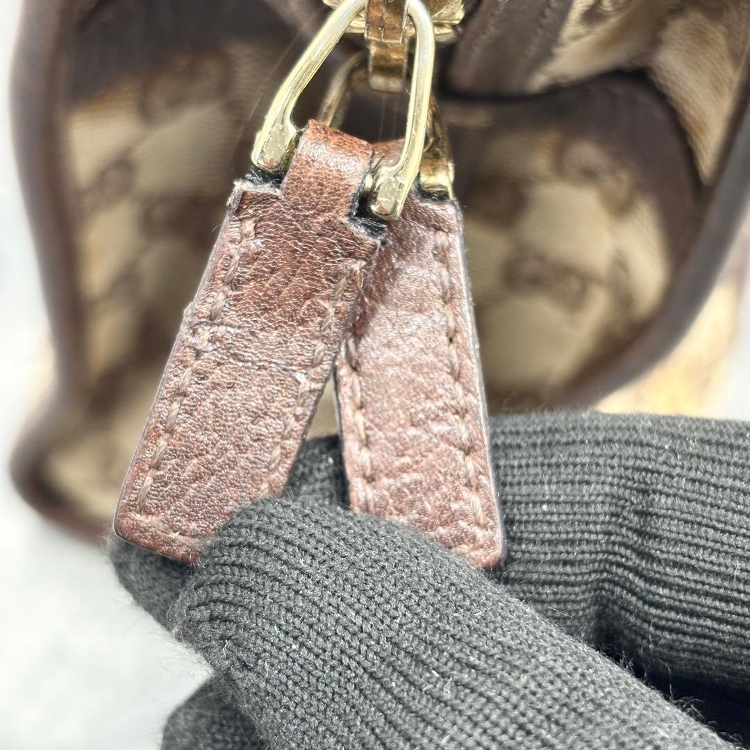 ✨美品✨GUCCI ビジネスバッグ トート GG キャンバス レザー ベージュ