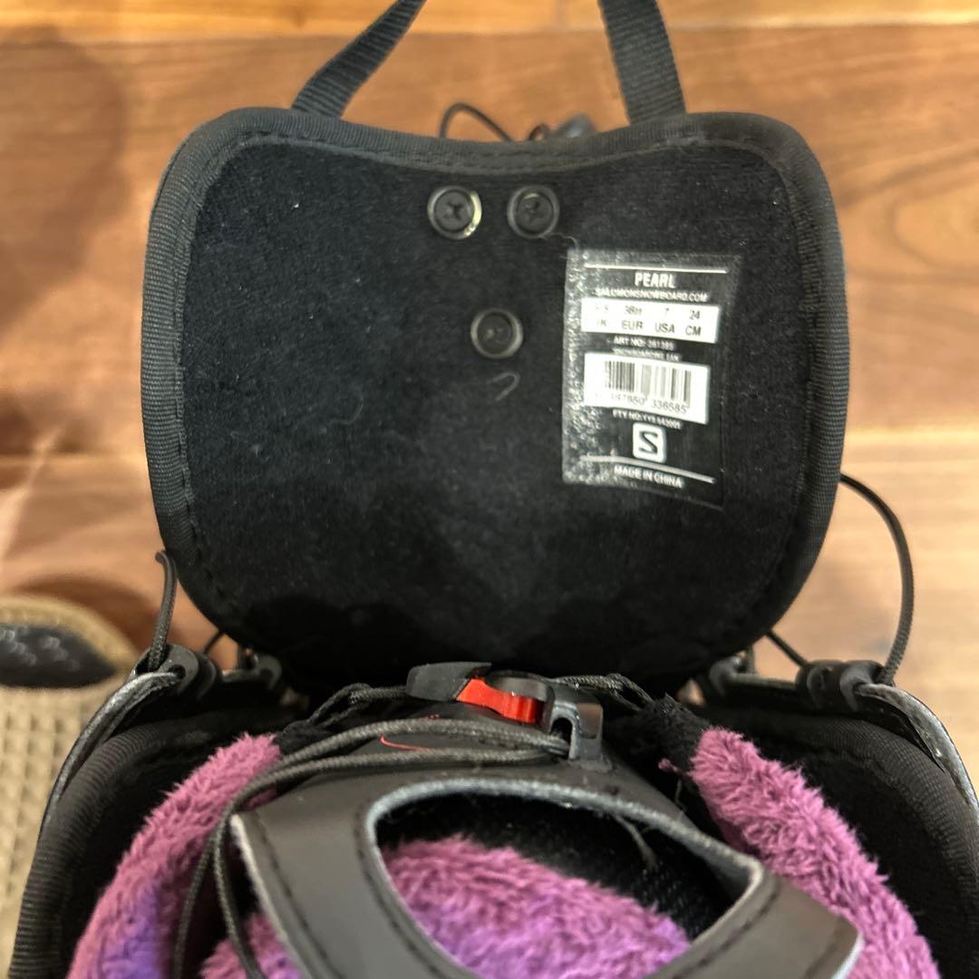 Salomon レディース スノーボードブーツ 24.0cm ブーツケース付