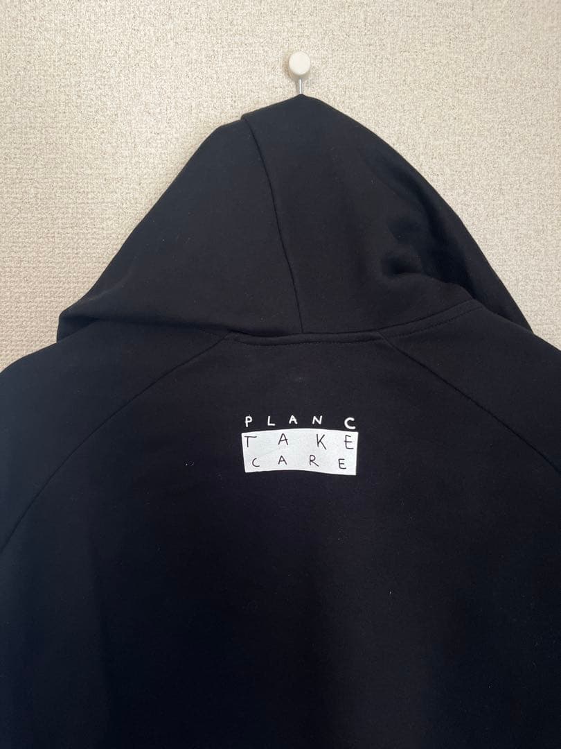 PLANC プルオーバーパーカー　プリント　TAKE CARE