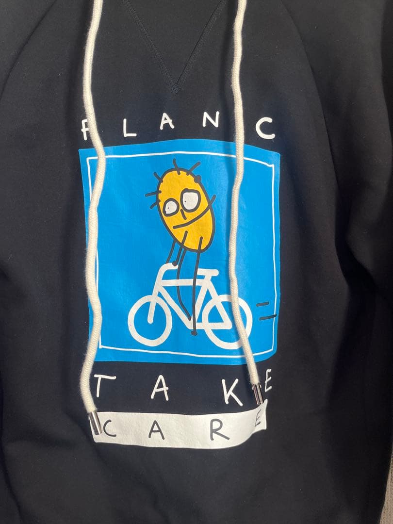 PLANC プルオーバーパーカー　プリント　TAKE CARE