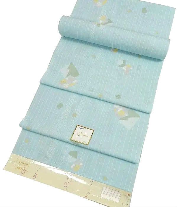 長襦袢 反物 未仕立て 東レシルック 紋綸子友禅襦袢 ポリエステル 12052