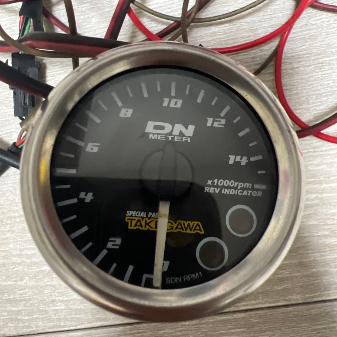 武川Φ48スモールDNタコメーター(ホワイトLED)