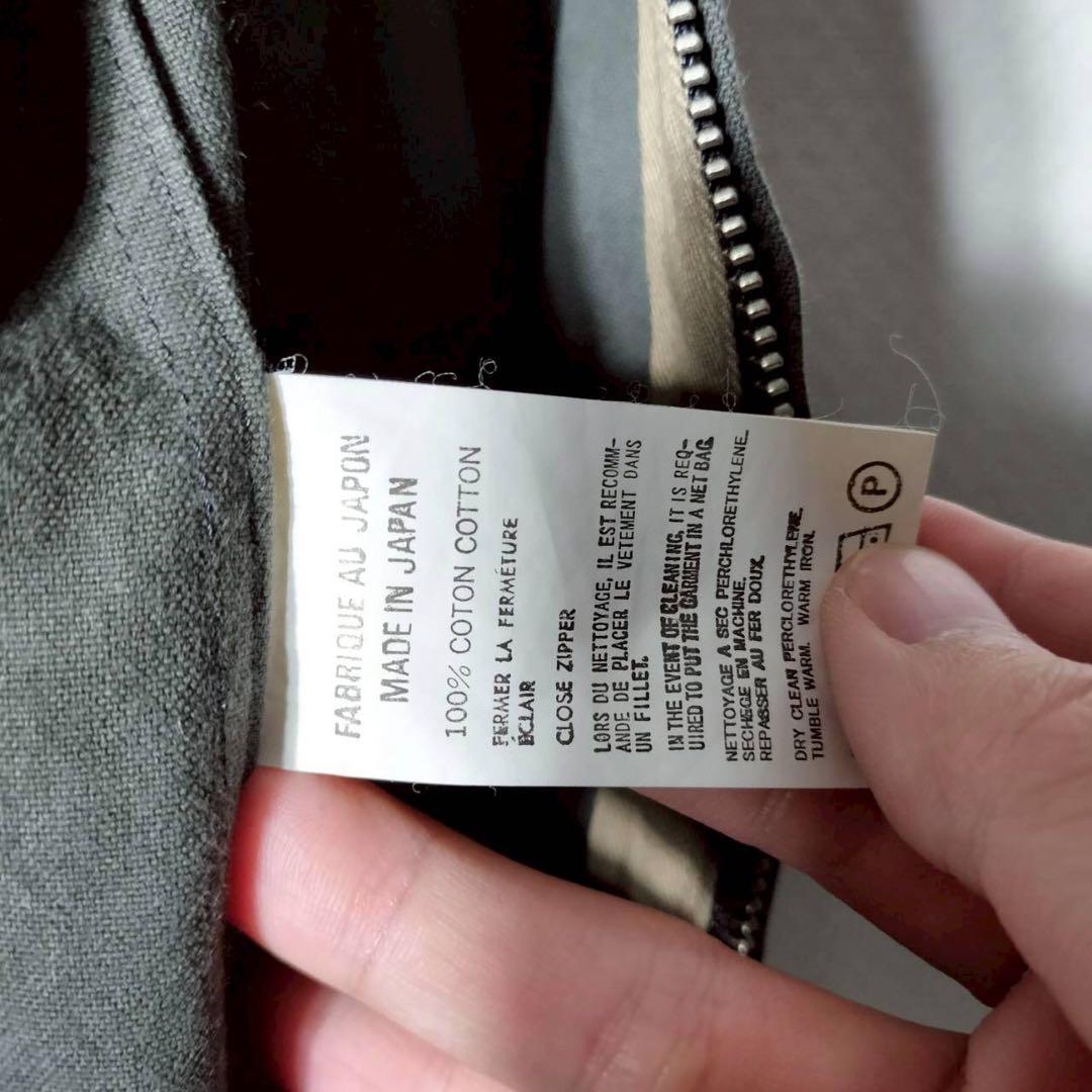 ワイズ Y's ヨウジヤマモト ジップ ロングコート コットン 綿 ノーカラー