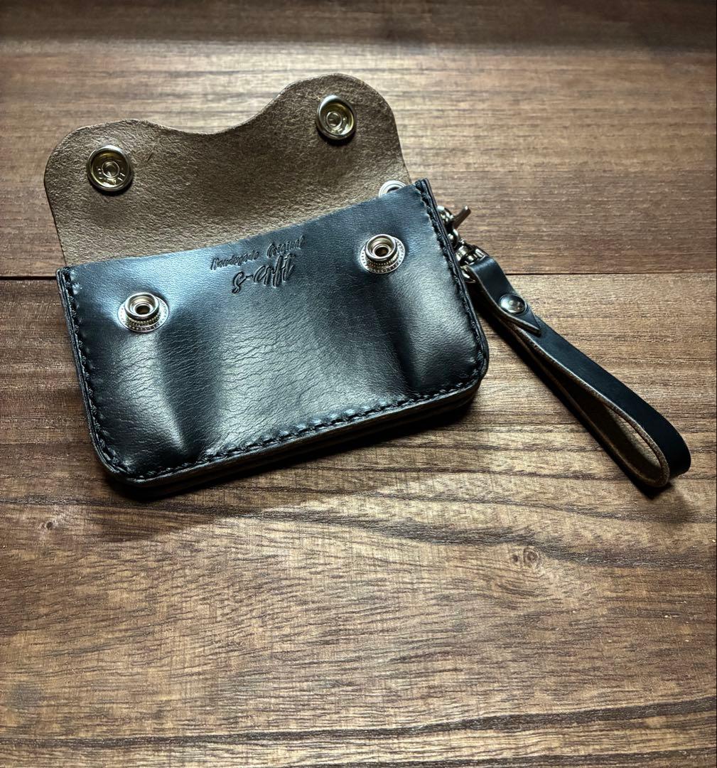 本革コンパクトトラッカーウォレット