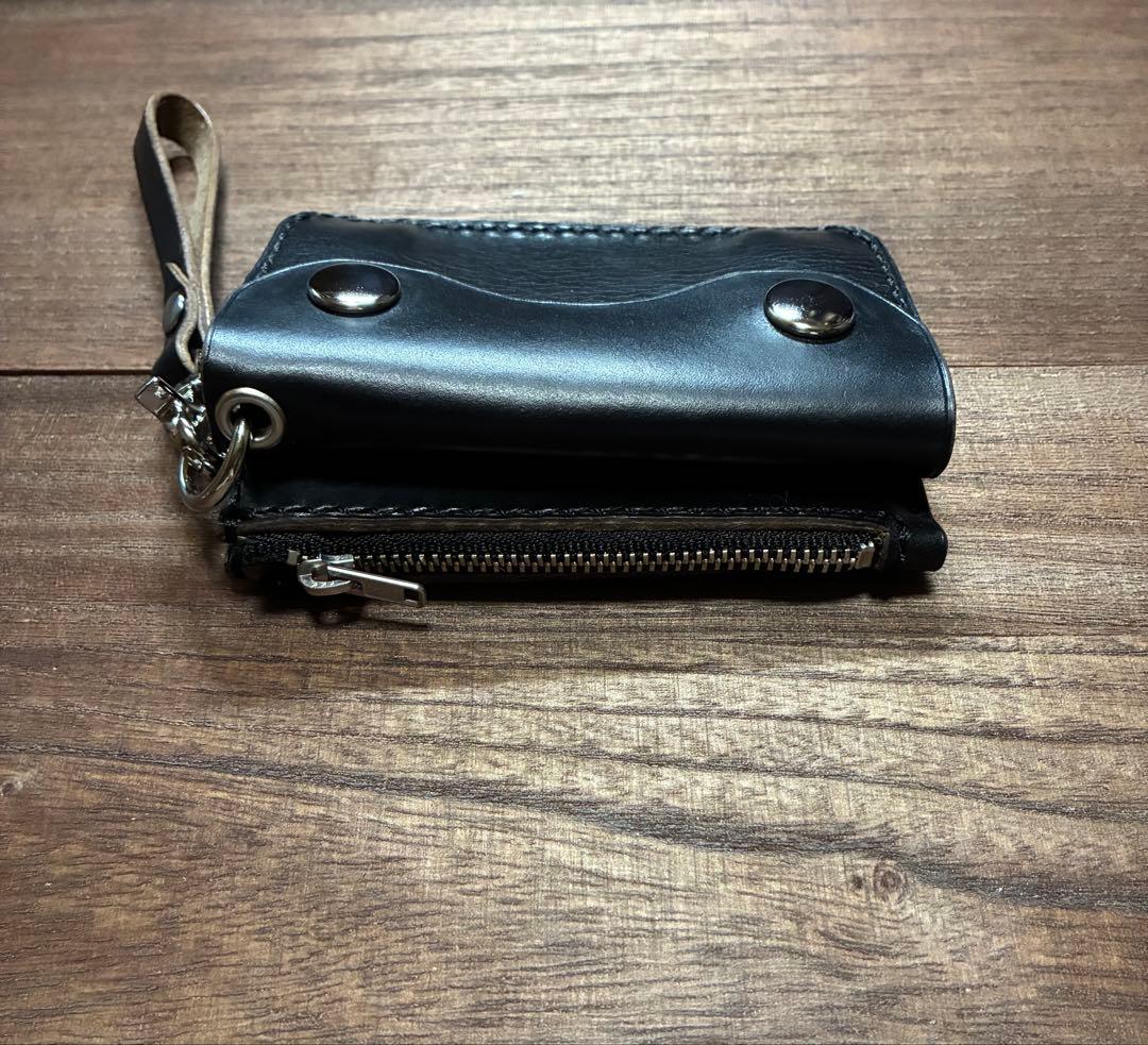 本革コンパクトトラッカーウォレット
