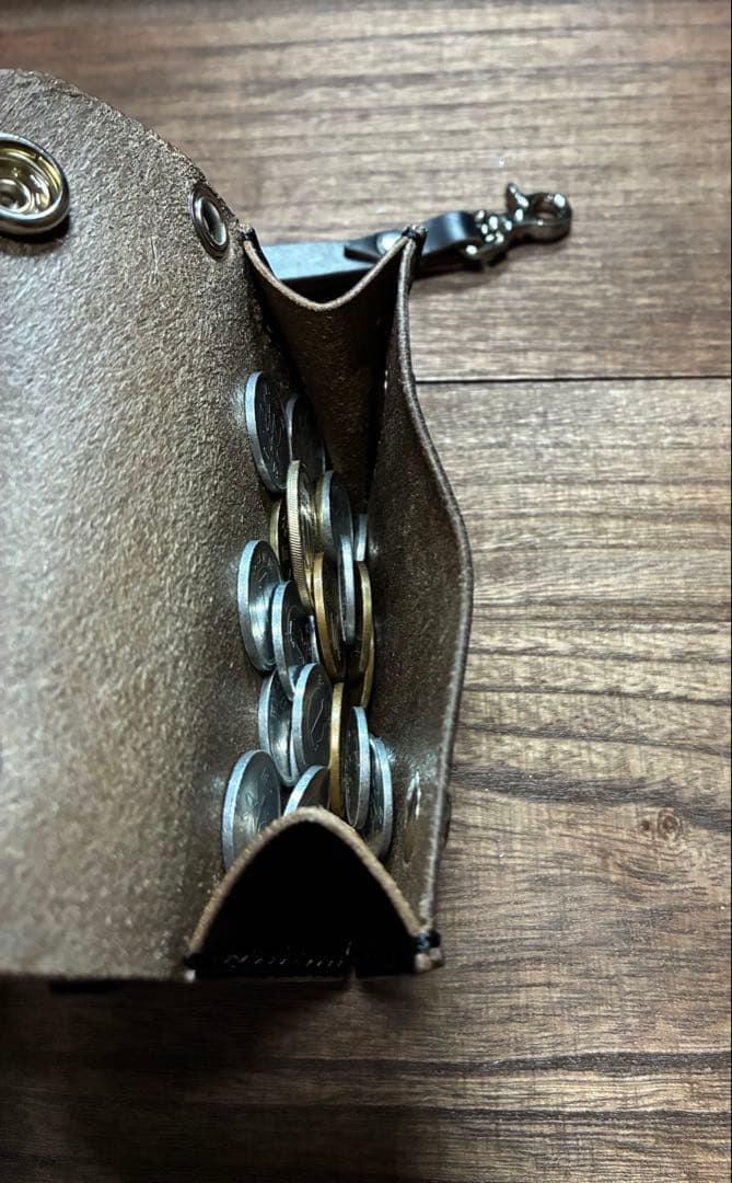 本革コンパクトトラッカーウォレット