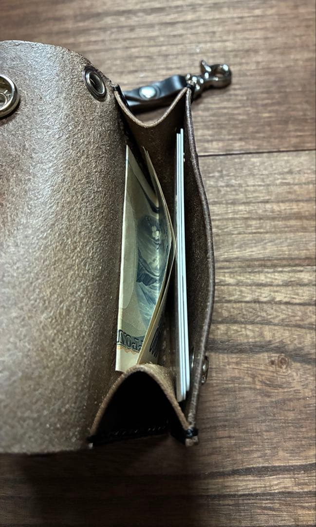 本革コンパクトトラッカーウォレット