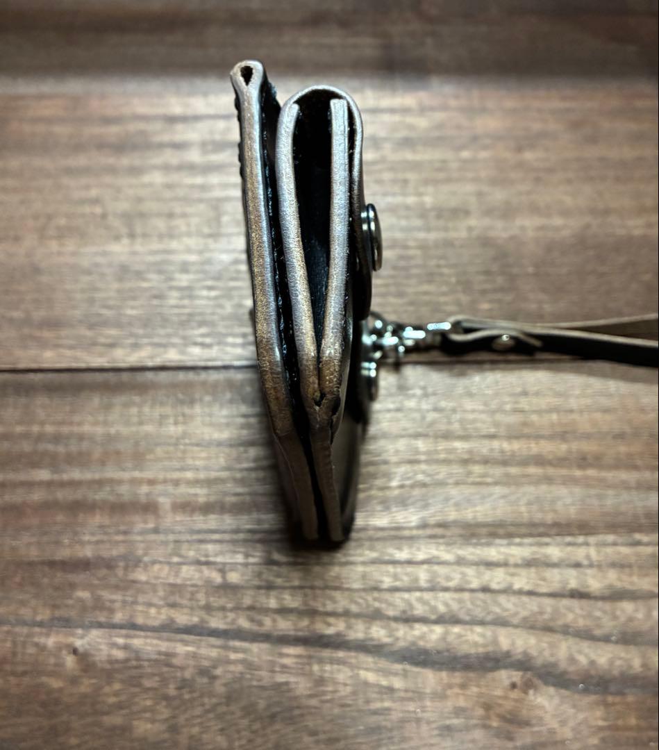 本革コンパクトトラッカーウォレット