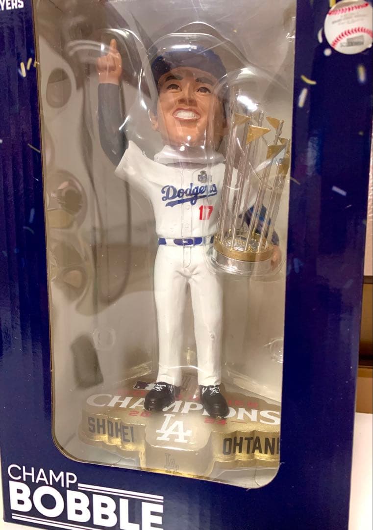 大谷選手Shohei Ohtani ボブルヘッド2024ワールドシリーズ優勝記念