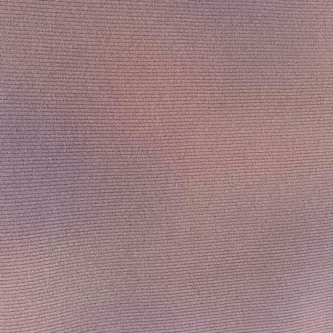 5k881 着物　正絹　夏物　薄物　絽　小紋　一つ紋　家紋　ぼかし　紫　無地