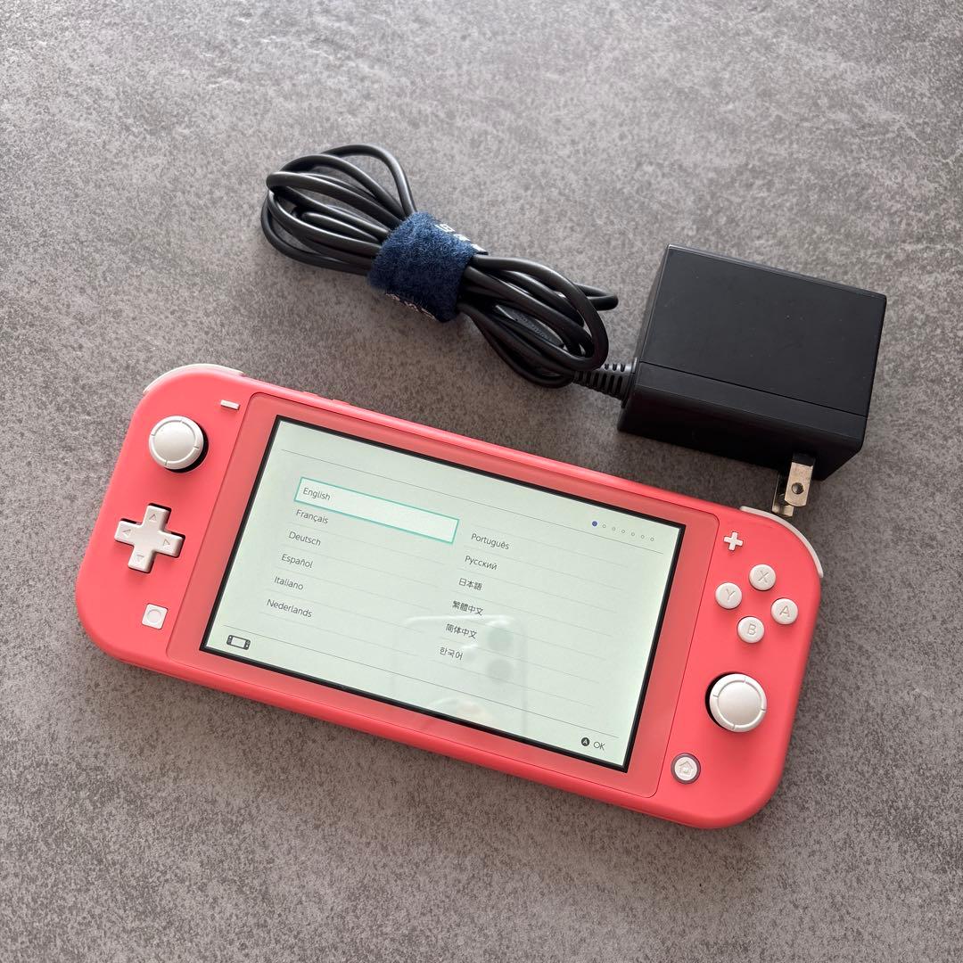 【ティア】Nintendo Switch Lite コーラル 本体