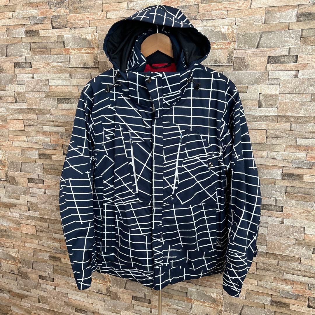 mizuno スキーウェア 上下 Mサイズ メンズ 紺 ネイビー スノーウェア